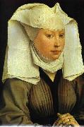 Rogier van der Weyden Portrait of Young Woman Germany oil painting artist